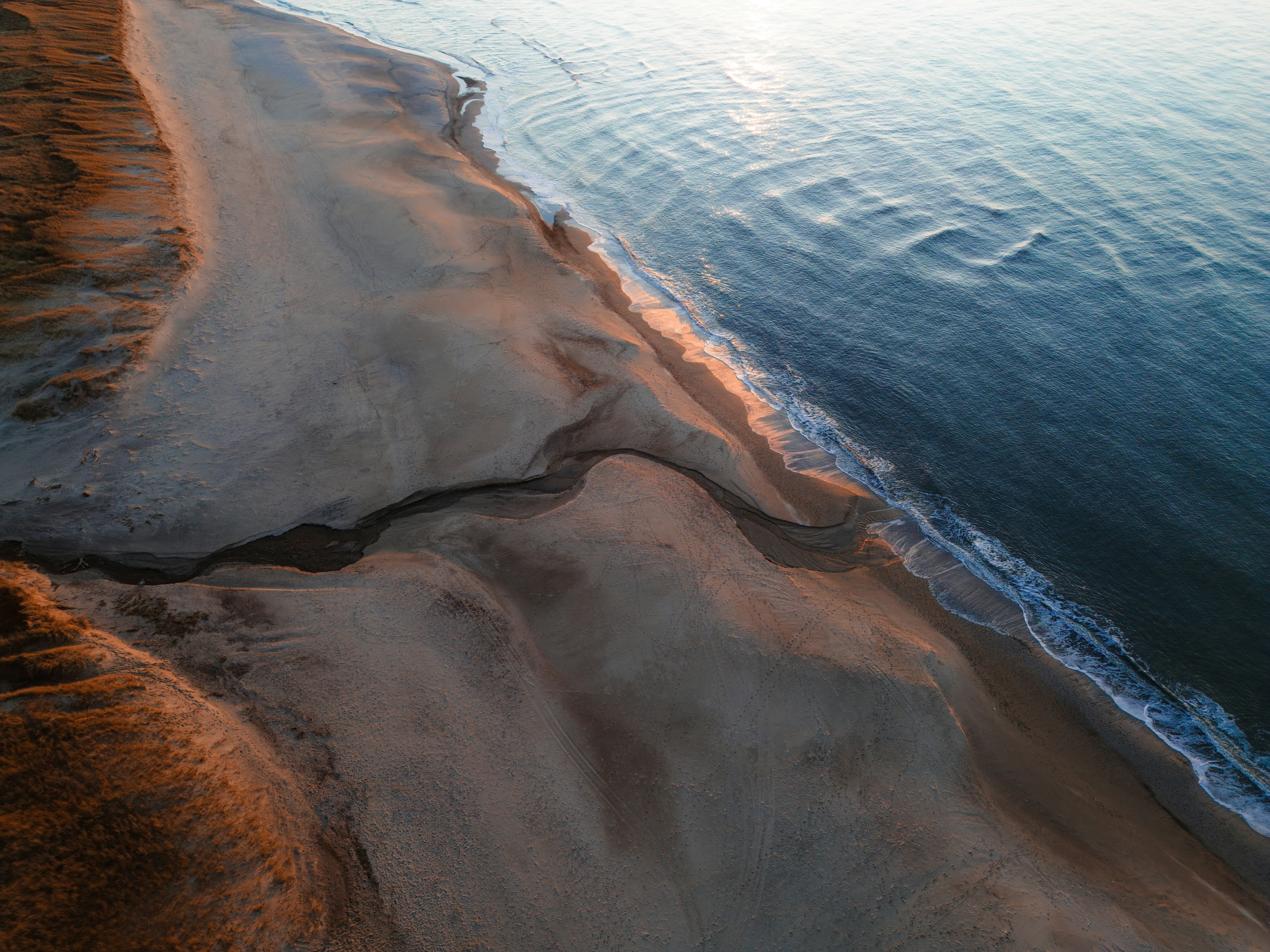 Panoramic beach view